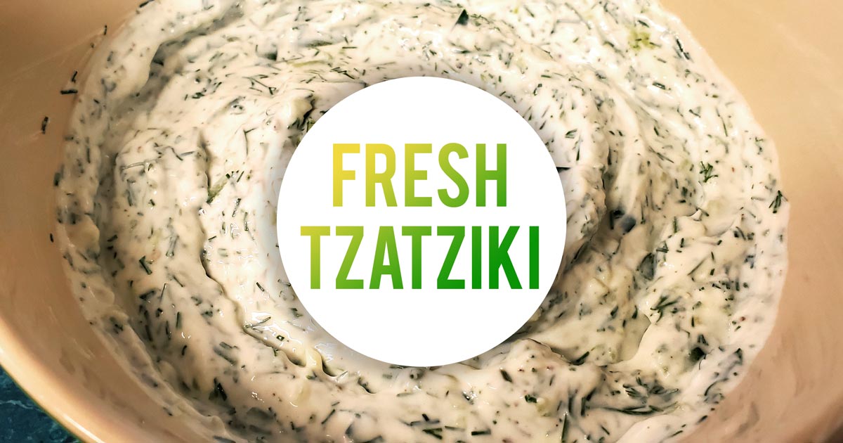 The Freshest Tzatziki Sauce
