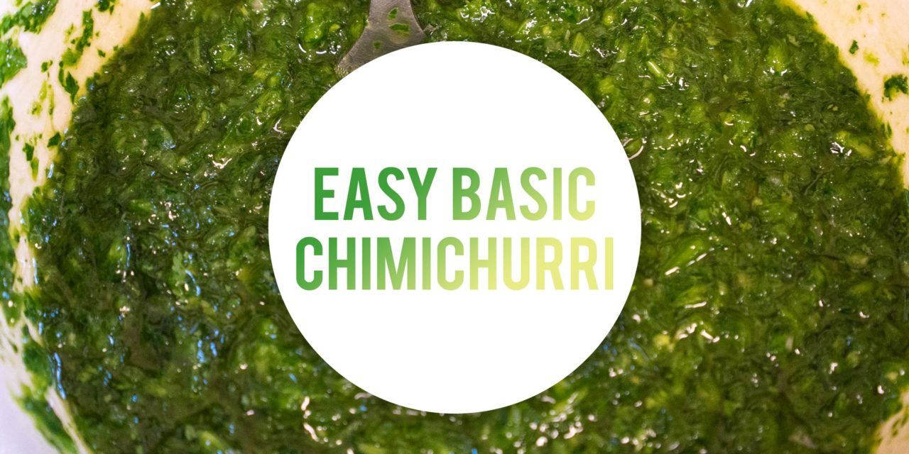 Easy Basic Chimichurri