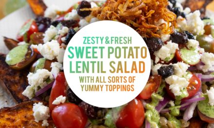 Zesty and Fresh Sweet Potato and Lentil Salad
